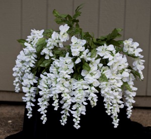 Giant Wisteria Silk Bush - Greenery & Floral - artificial white wisteria bushes for rent